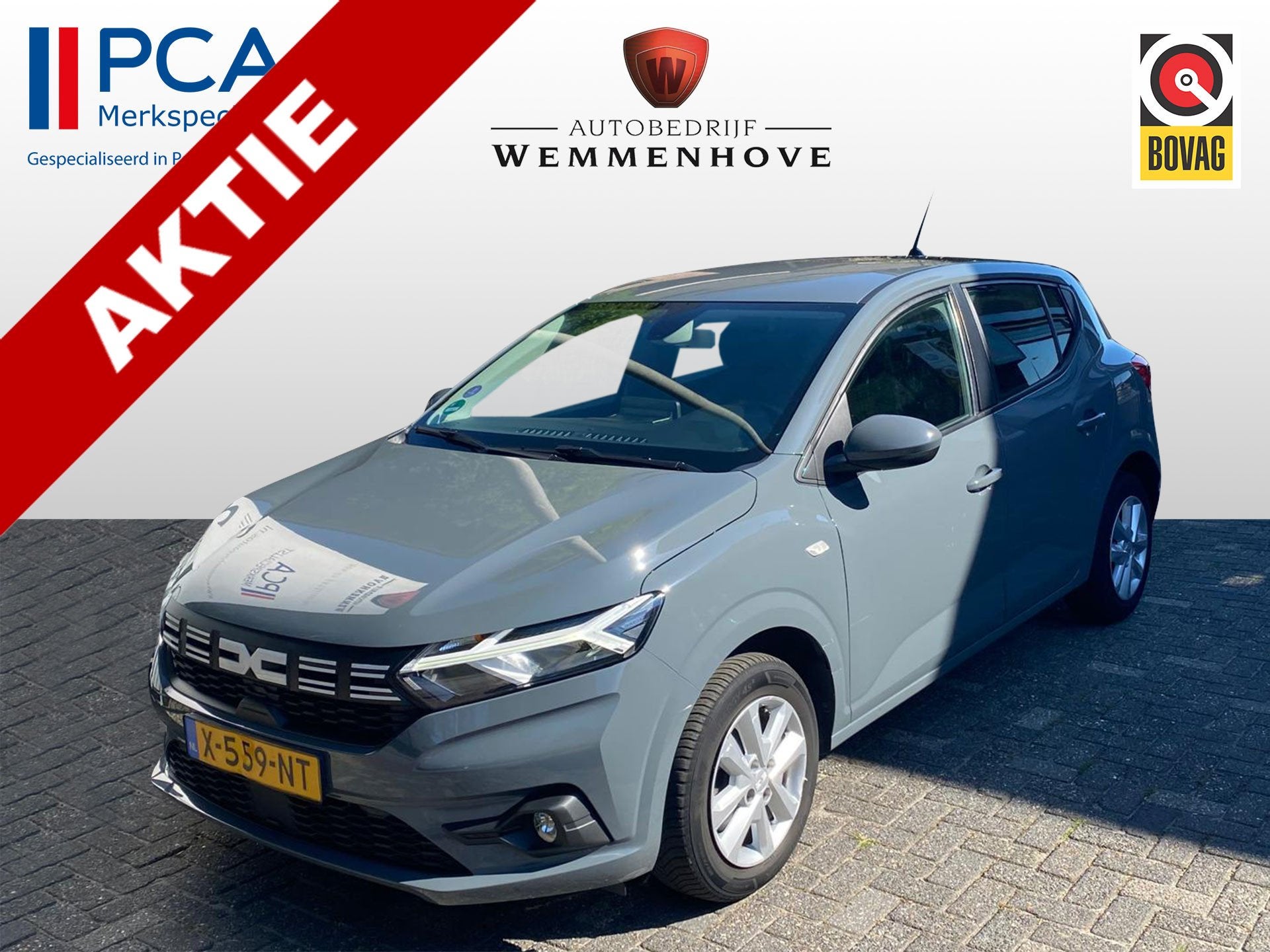 Dacia Sandero 1.0 TCe 100 ECO-G Expression Nieuw model/Airco, Voorwielaandrijving, Stof, Gebruikt, Origineel Nederlands
