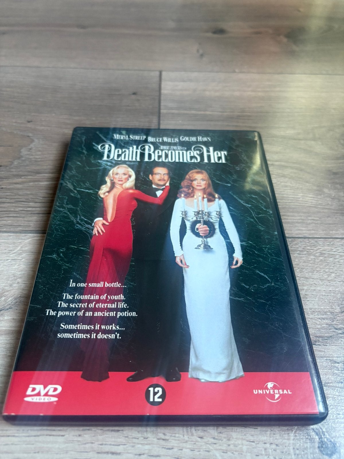 Death Becomes Her met Bruce Willis en Meryl Streep, Vanaf 16 jaar, Ophalen of Verzenden, Zo goed als nieuw, Actiekomedie