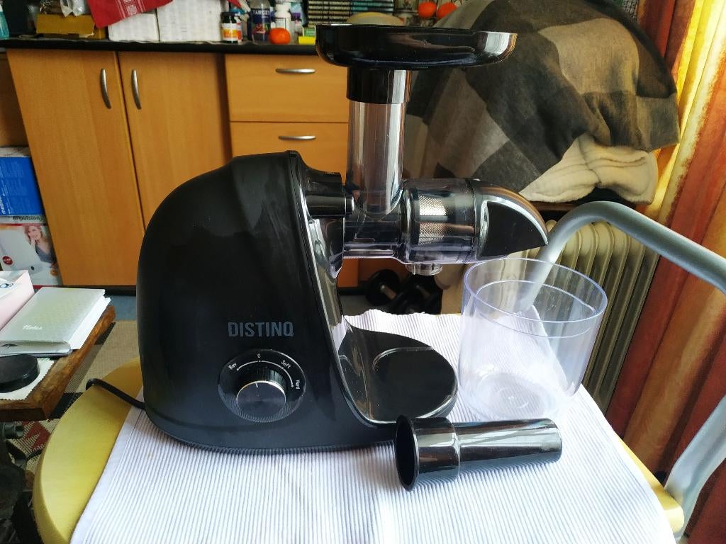DISTINQ SLOW JUICER DQSJ01BK, Ophalen of Verzenden, Nieuw, Elektrisch, Slowjuicer