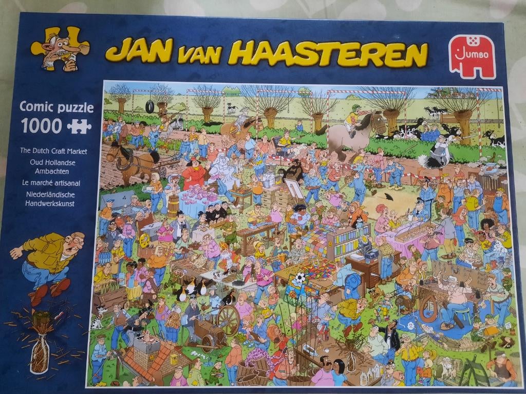 Jan van Haasteren.1000st., Ophalen of Verzenden, 500 t/m 1500 stukjes, Zo goed als nieuw