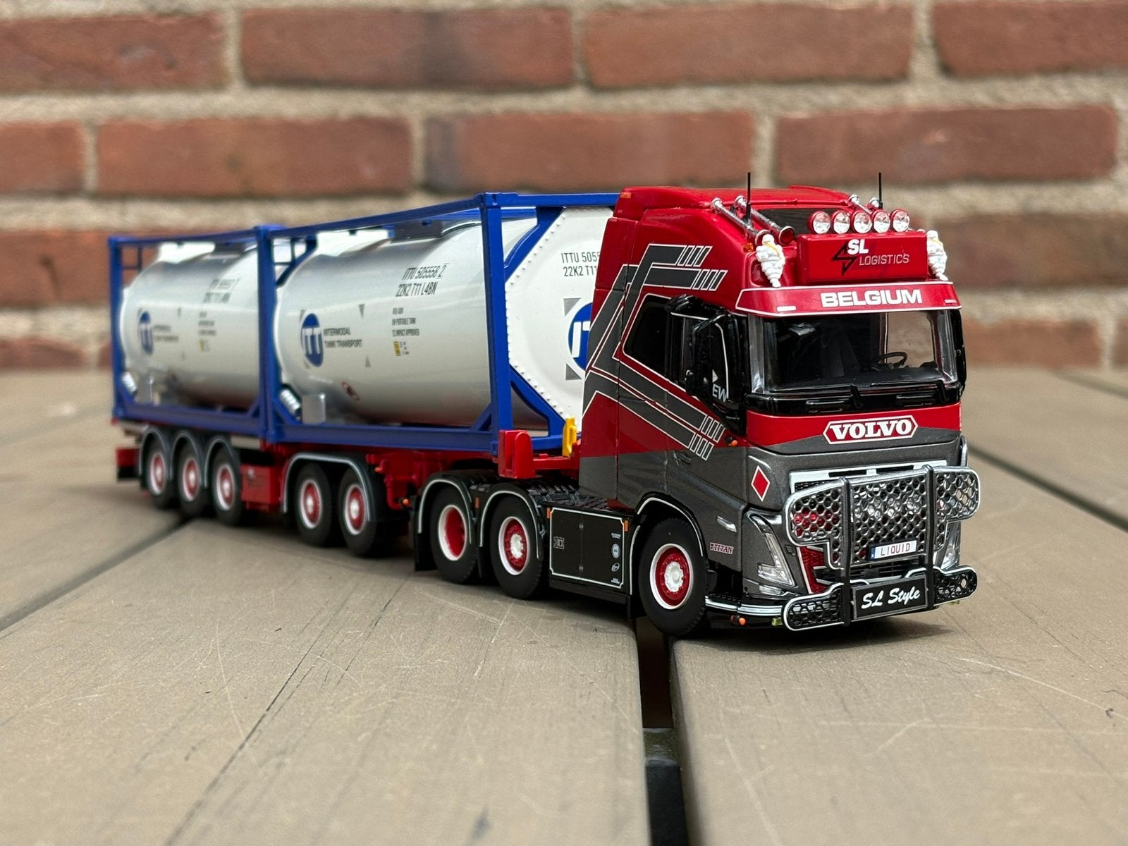 Tec flexitrailer en 2x Swap Tankcontainer SL, Ophalen of Verzenden, Zo goed als nieuw, Bus of Vrachtwagen, Tekno