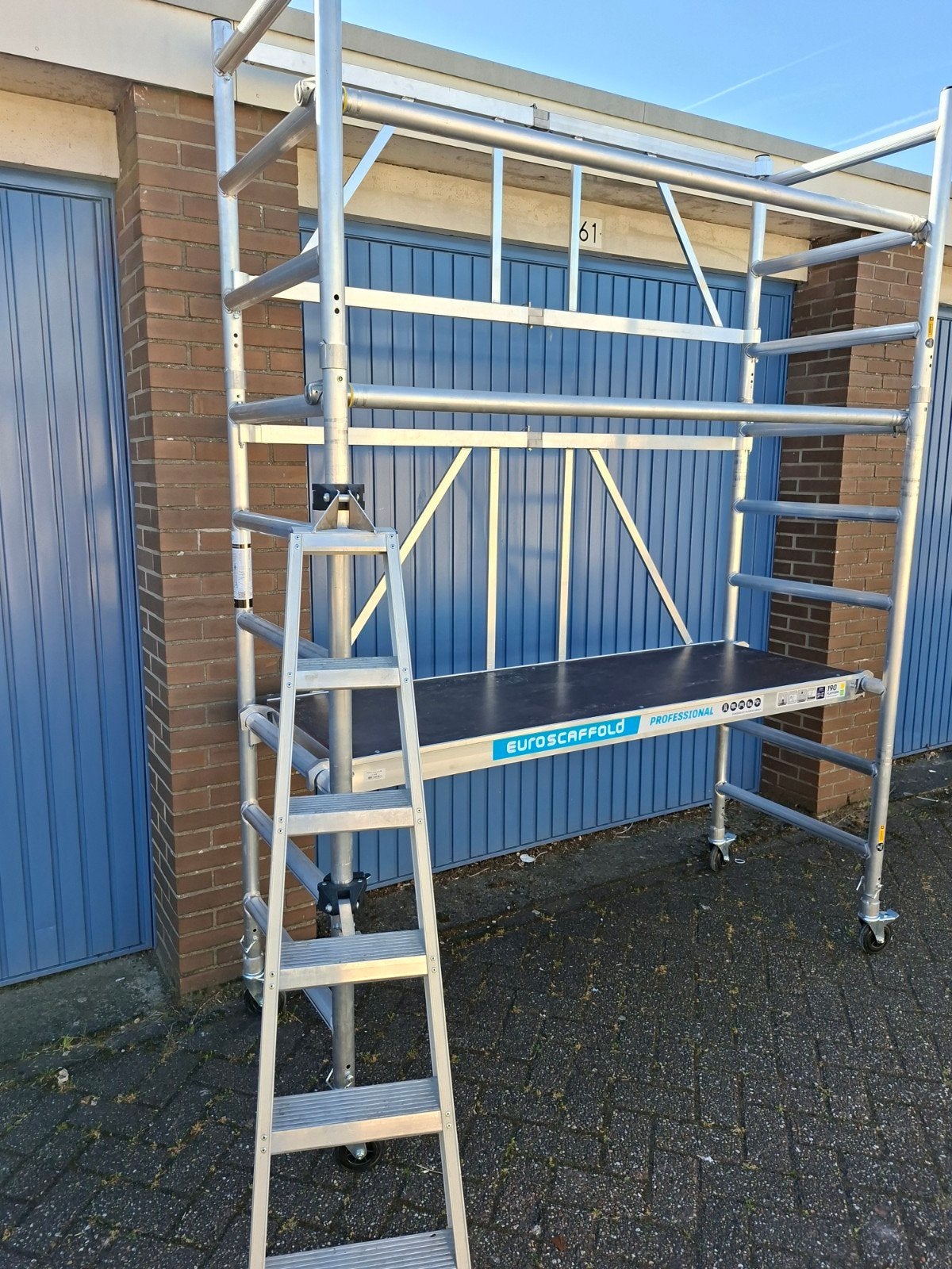 Z.G.A.N professional kamer/rolsteiger., Doe-het-zelf en Verbouw, Steigers, Ophalen, Nieuw, Rolsteiger of Kamersteiger, 5 meter of hoger
