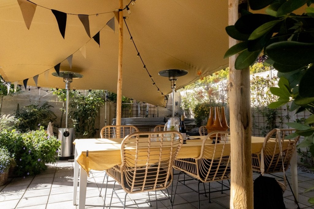 Stretchtent 5x8 meter, Tuin en Terras, Partytenten, Ophalen, Overige typen, Nieuw, 4 tot 6 meter