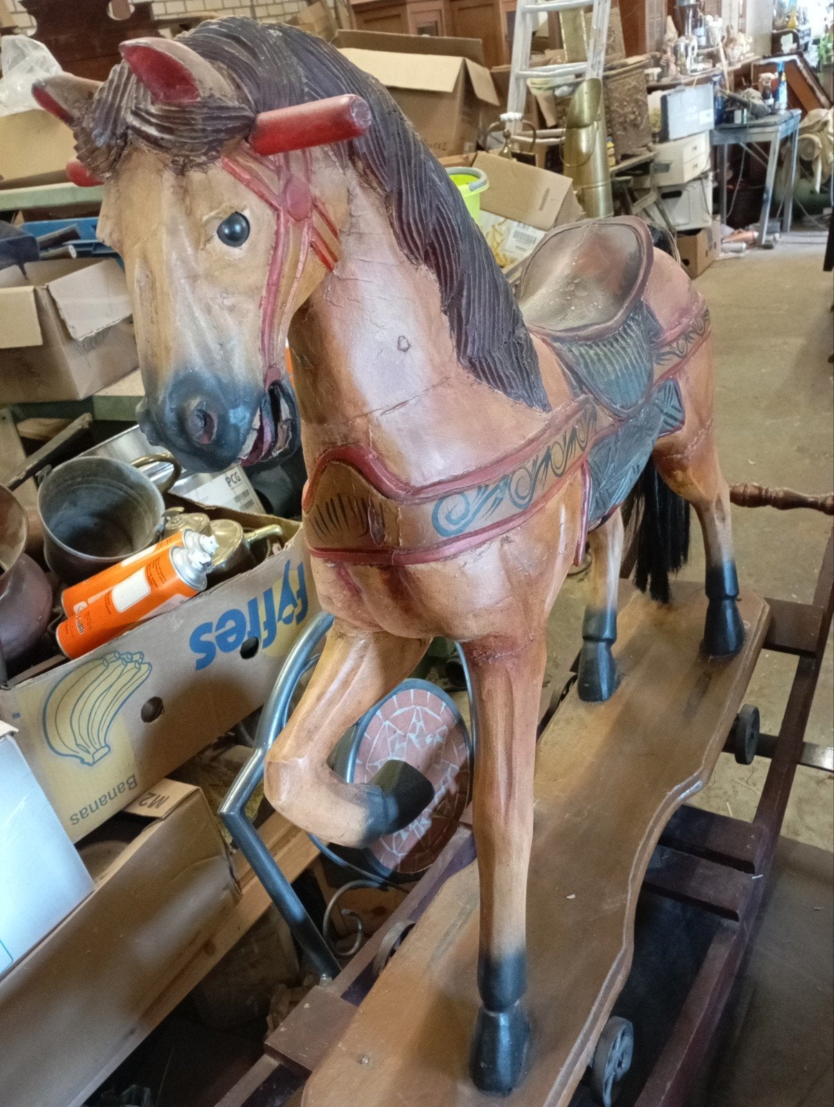 Hobbel paard  kleur zie foto s, Ophalen of Verzenden, Gebruikt