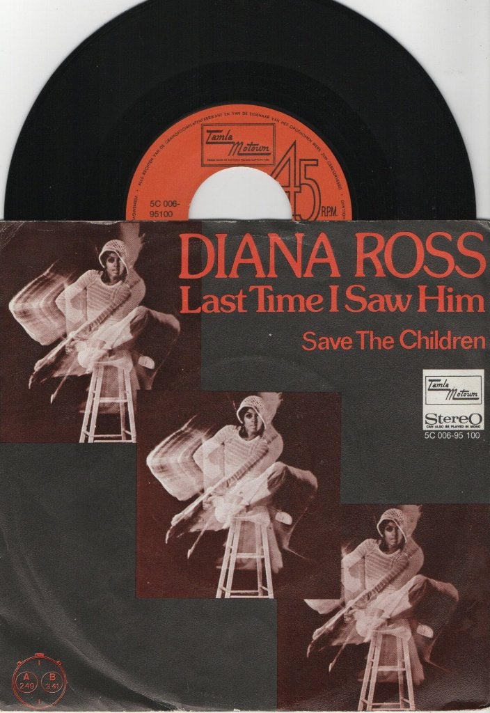 Diana Ross – Last Time I Saw Him, Cd's en Dvd's, Ophalen of Verzenden, Gebruikt, 7 inch, Pop