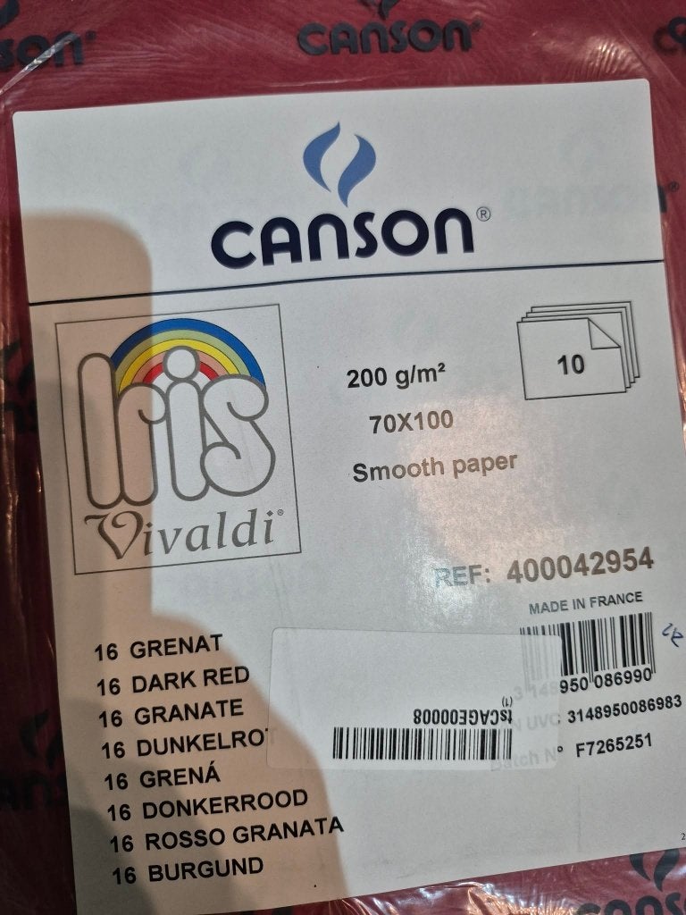 Grote papieren / verschillende kleuren  -Canson, Diversen, Ophalen, Nieuw