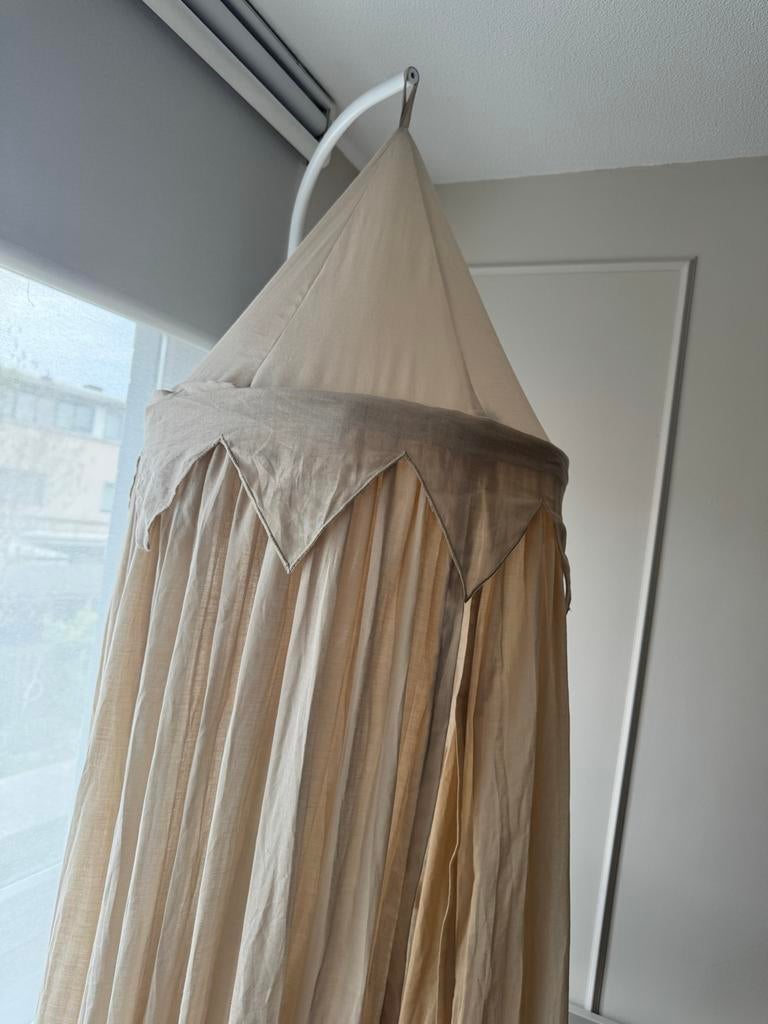 Mooie Klamboe 'Sterrenhemel' - Crème/Beige, Ophalen of Verzenden, Zo goed als nieuw, Klamboe