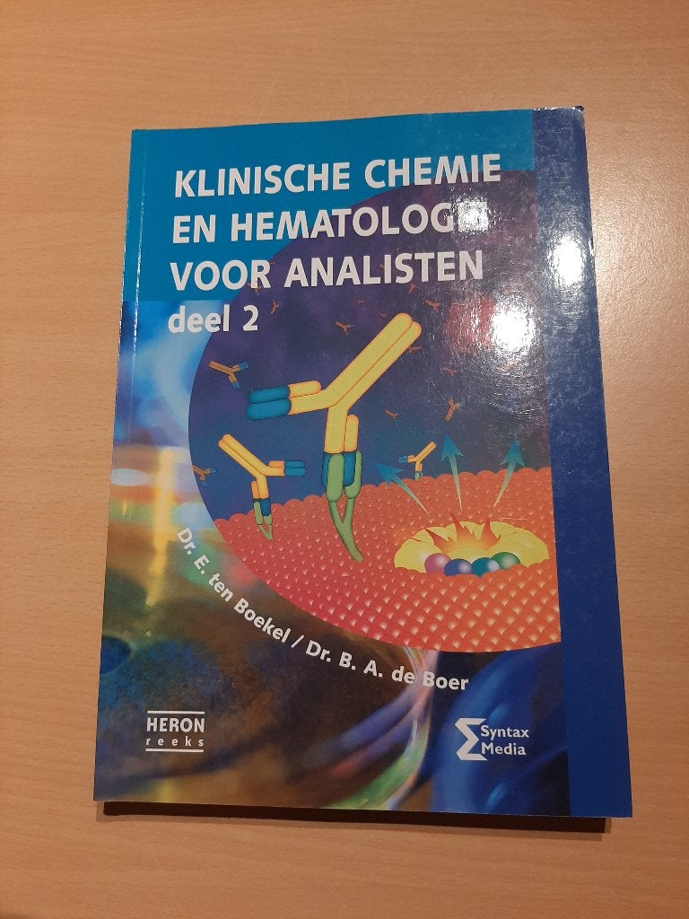 Heron-reeks-Klinische chemie en hematologie voor analisten 2, Boeken, Ophalen of Verzenden, Beta, Zo goed als nieuw, HBO