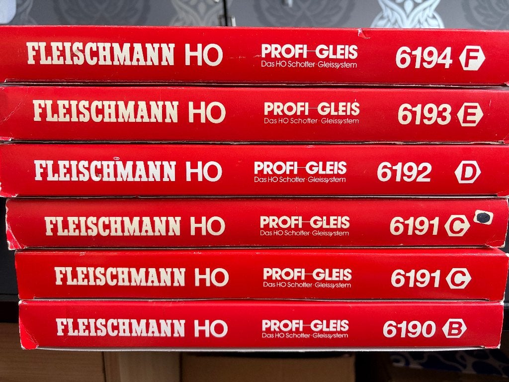 Fleischmann H0 6190, 6191, 6192, 6193, 6194 Profi Rails Sets, Hobby en Vrije tijd, Gelijkstroom, Fleischmann, Nieuw, Rails