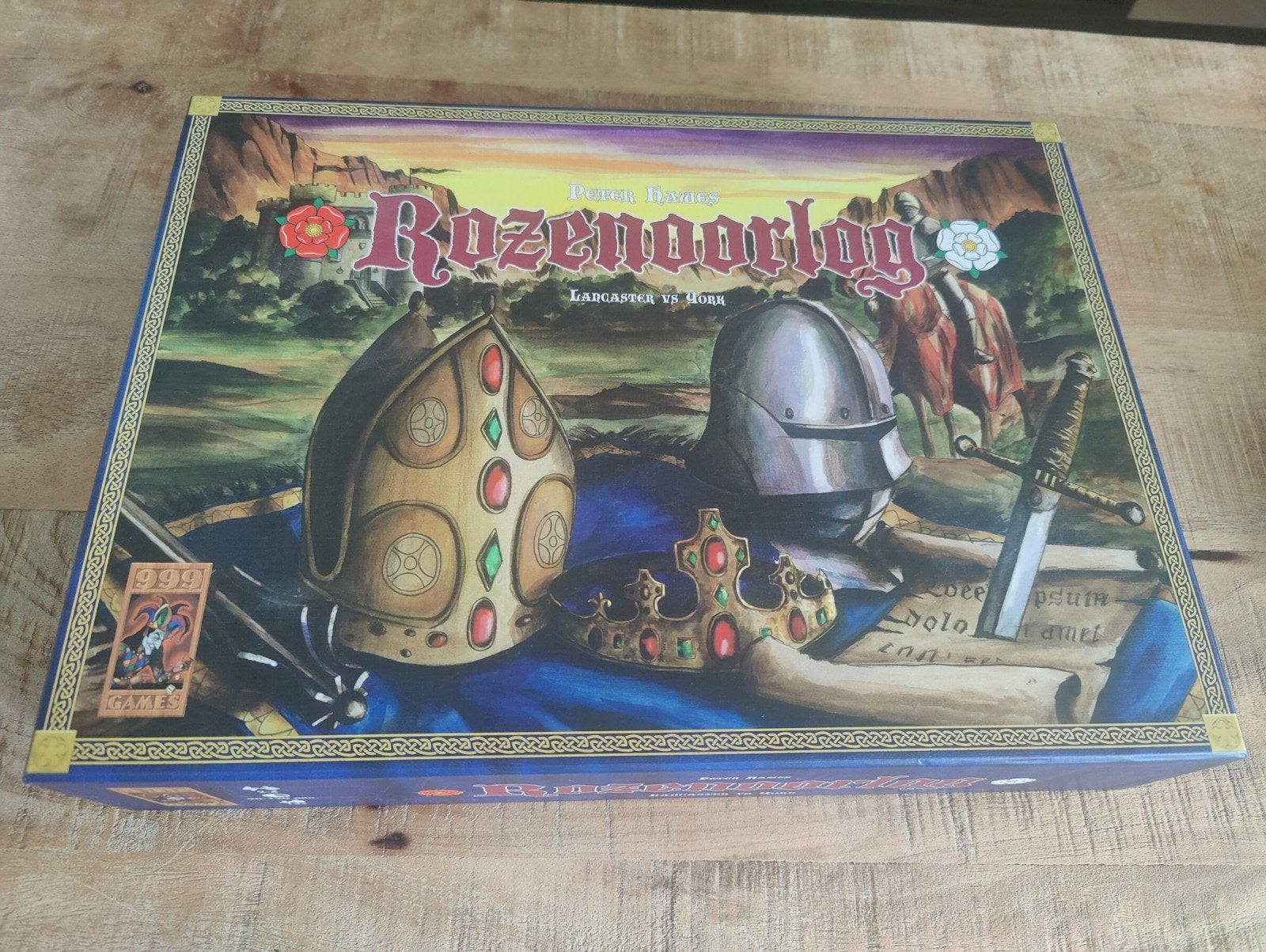 Rozenoorlog: Lancaster vs York Bordspel (999 Games), Een of twee spelers, Ophalen, Gebruikt, 999 Games