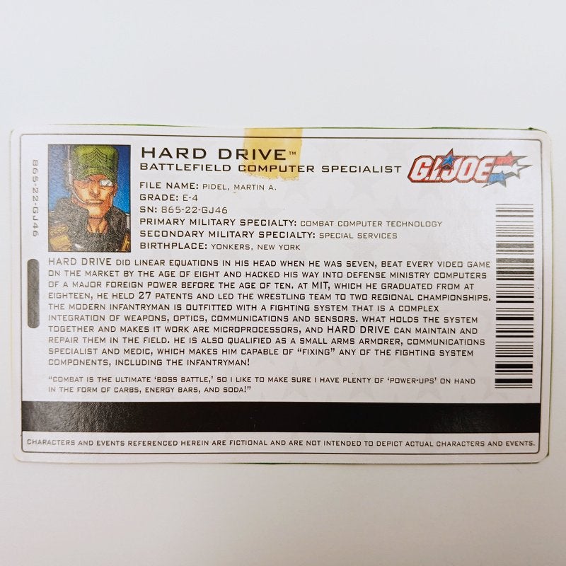 GI Joe vs Cobra Hasbro 2003 File Cards, Ophalen of Verzenden, Gebruikt