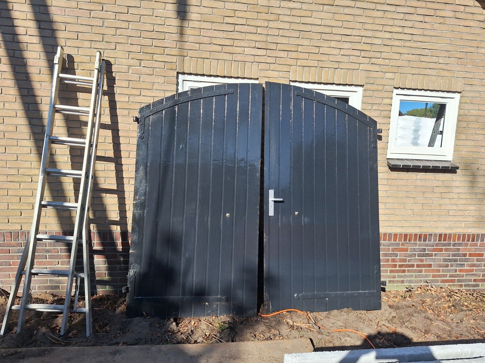 ronde garage deuren, Ophalen, Garagedeur, Hout, 120 cm of meer