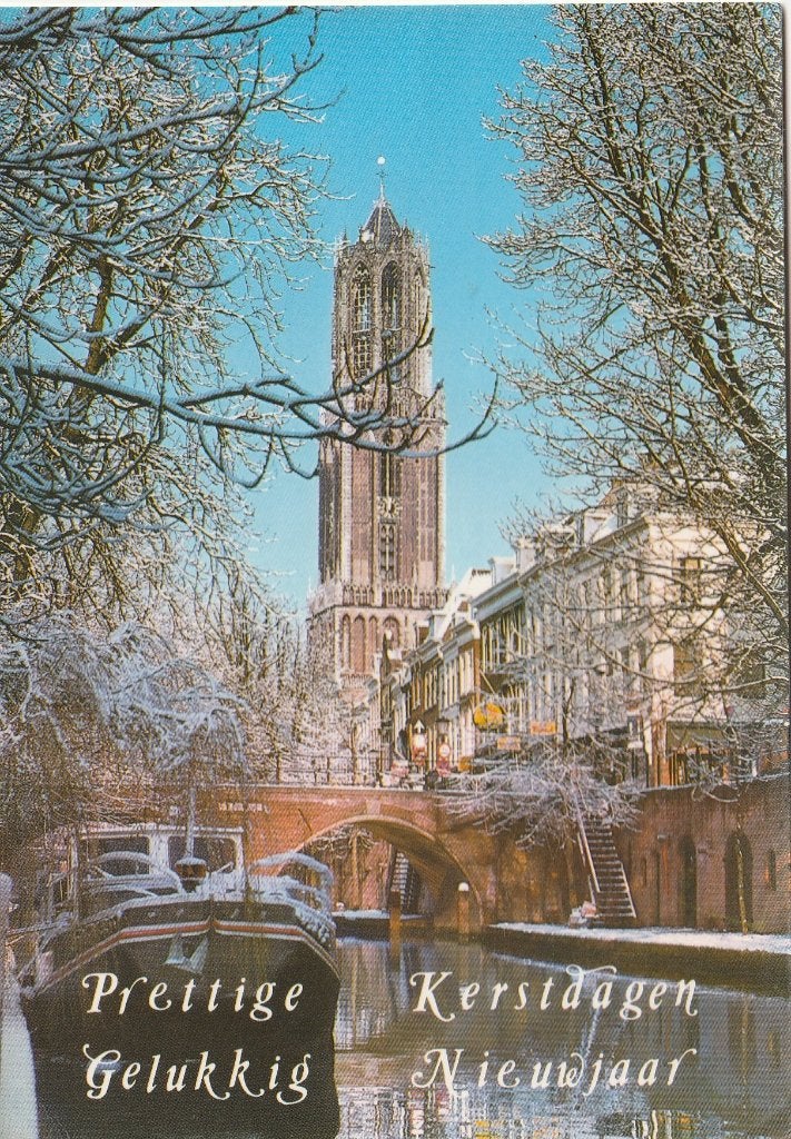 UTRECHT Dom Kerstkaart, Verzenden, 1960 tot 1980, Gelopen, Utrecht
