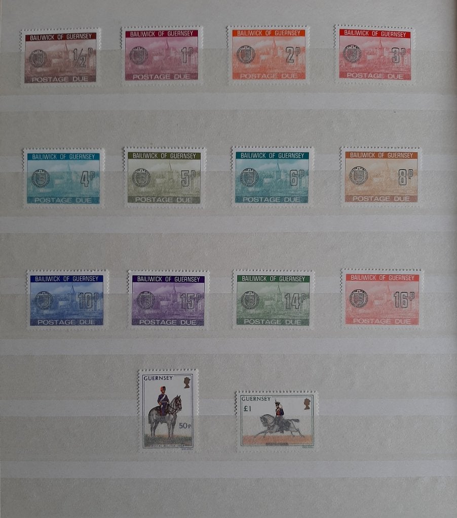 1 Kaart Postzegels Guernsey Nr. 2 Postfris, Postzegels en Munten, Ophalen, Postfris