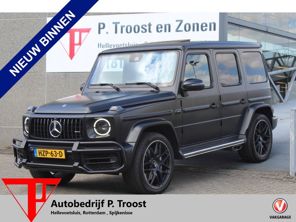 Mercedes-Benz G-Klasse 63 AMG Manufaktur/Night pakket/Magno, Auto's, Mercedes-Benz, Automaat, 12 maanden, Zwart, Leder