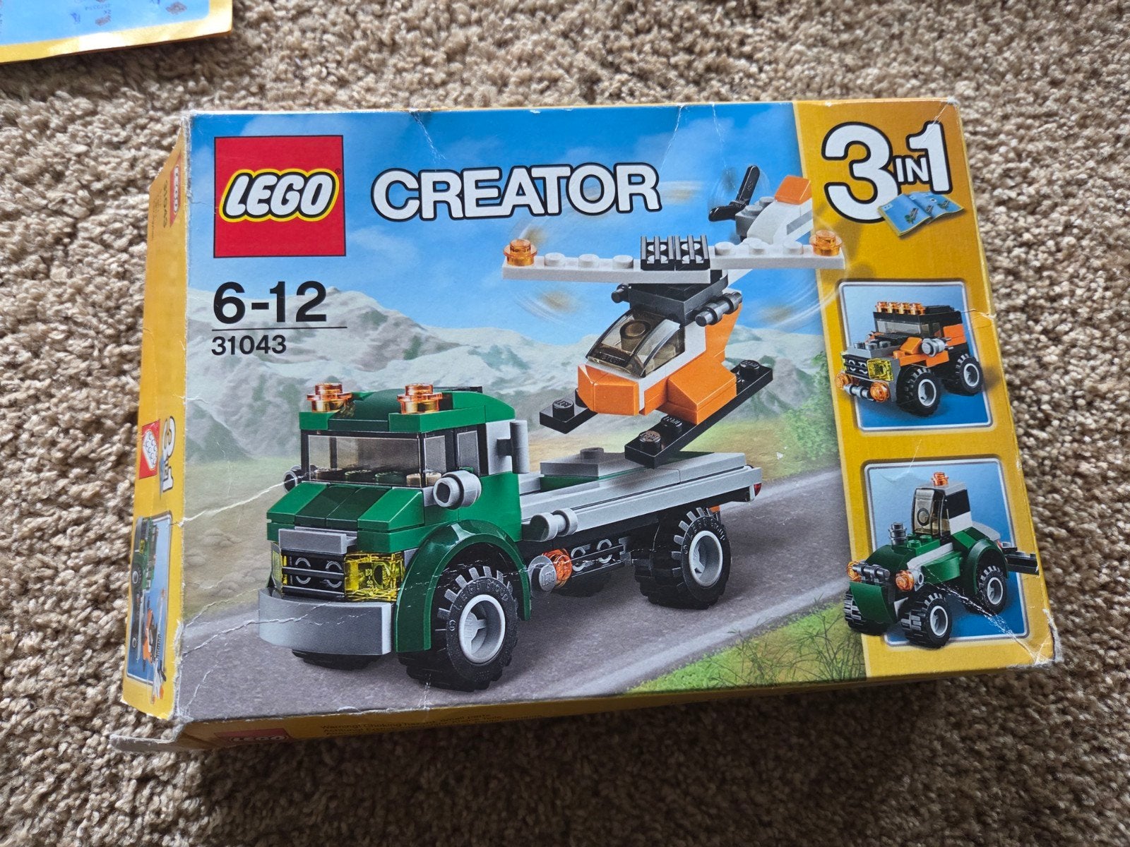 LEGO Creator set 31043 - inclusief doos en handleiding, Ophalen of Verzenden, Gebruikt, Overige merken