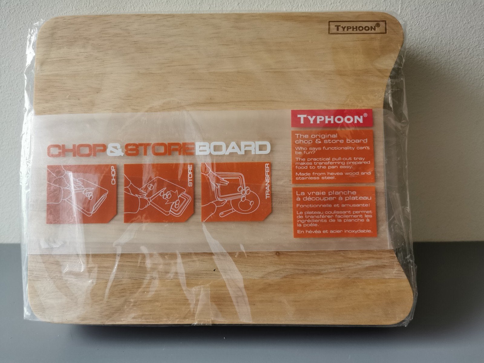 Groot Houten Snijbord, Merk Typhoon., Hout, Snij-/serveerplank, Nieuw, Ophalen of Verzenden