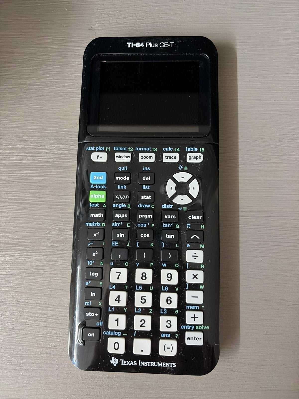 TEXAS INSTRUMENTS TI-84 Plus CE-T, Ophalen, Grafische rekenmachine, Gebruikt