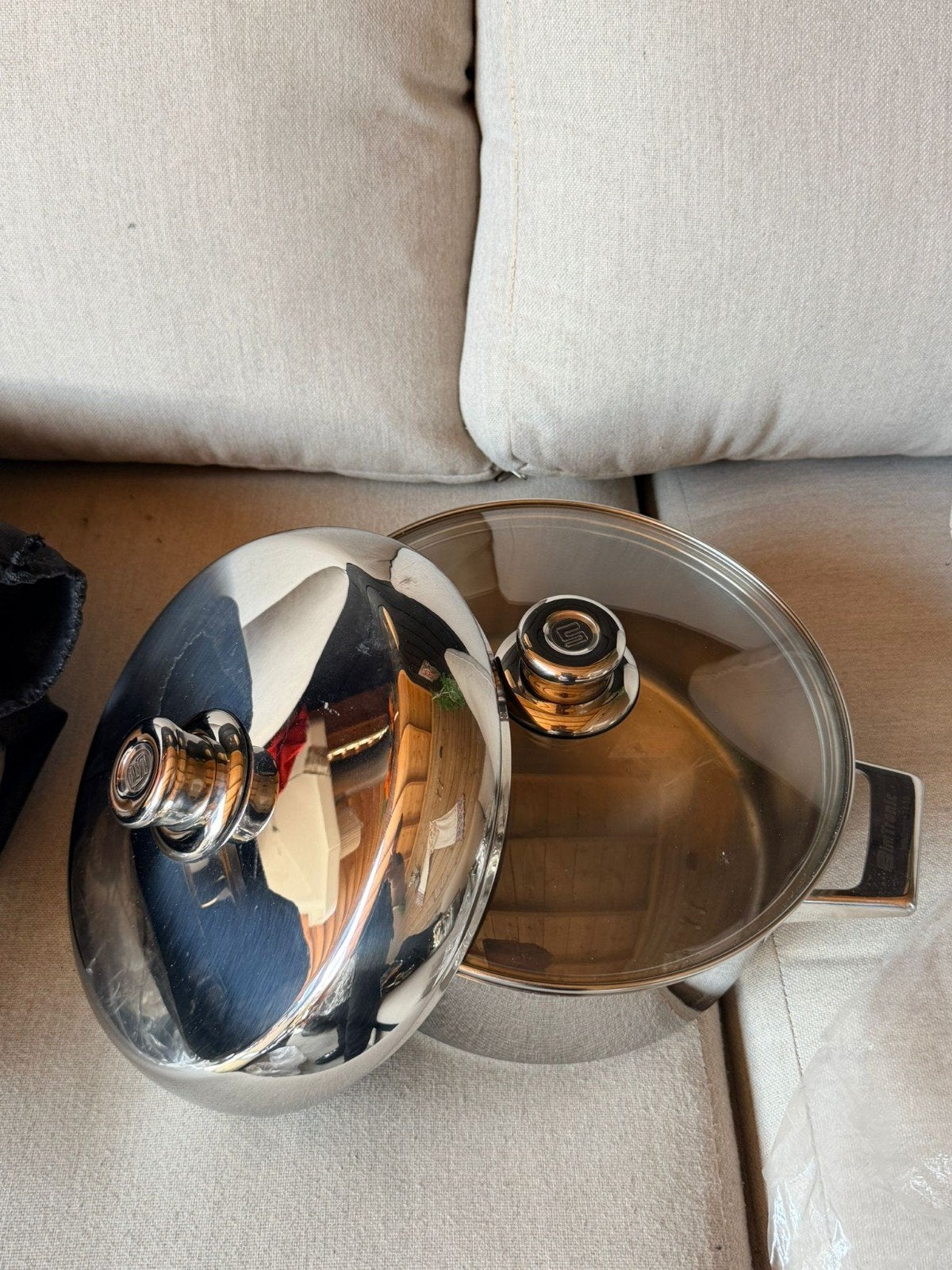 Simtronic Edelstaal Pan - Nieuw, Nieuw, Ophalen of Verzenden, Rvs, Keramische plaat