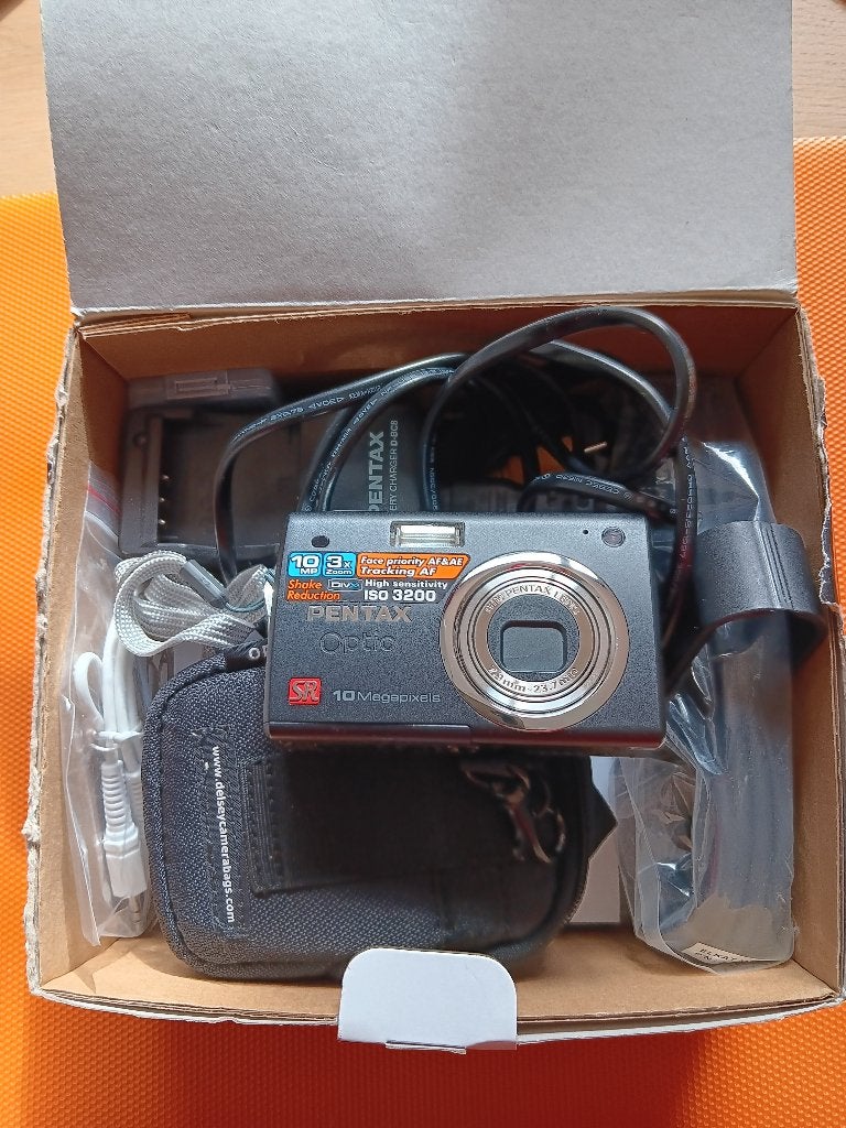 Pentax Optio A30 Compactcamera - 10 Megapixels, Audio, Tv en Foto, Ophalen, Gebruikt, 10 megapixels, Compactcamera