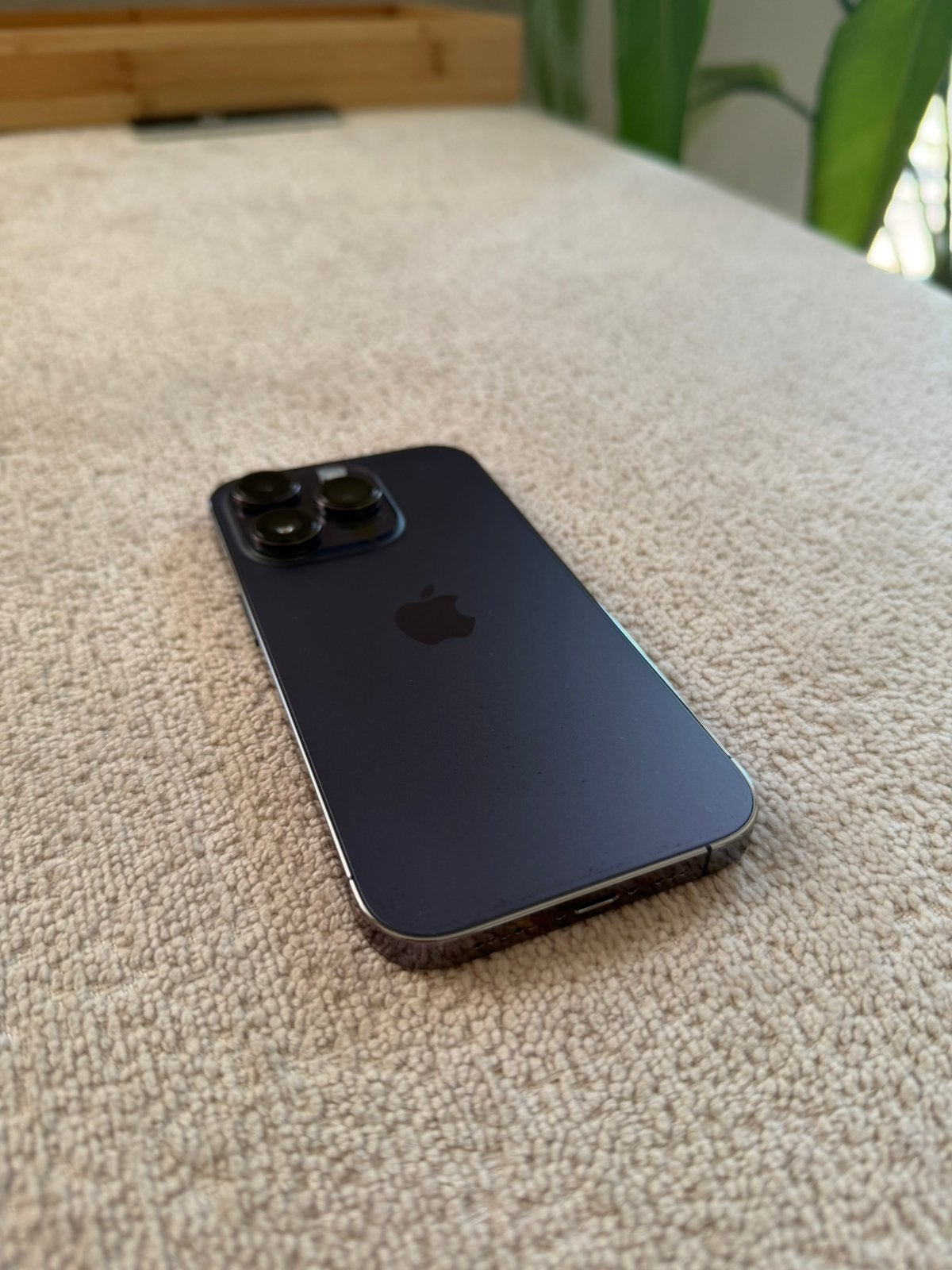 iPhone 14 Pro, Deep Purple, 128GB inclusief originele doos, Ophalen, Paars, Zo goed als nieuw, 128 GB