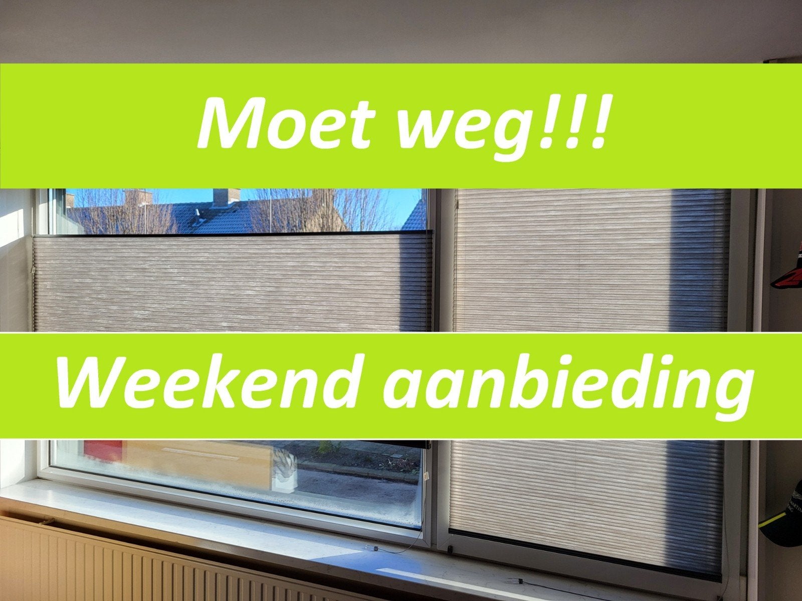 Ad 2) ⭐️⭐️ Z.g.a.n. Luxaflex duette plissé gordijnen ⭐️⭐️, Ophalen, Inclusief montageonderdelen, Zo goed als nieuw, Plisségordijn