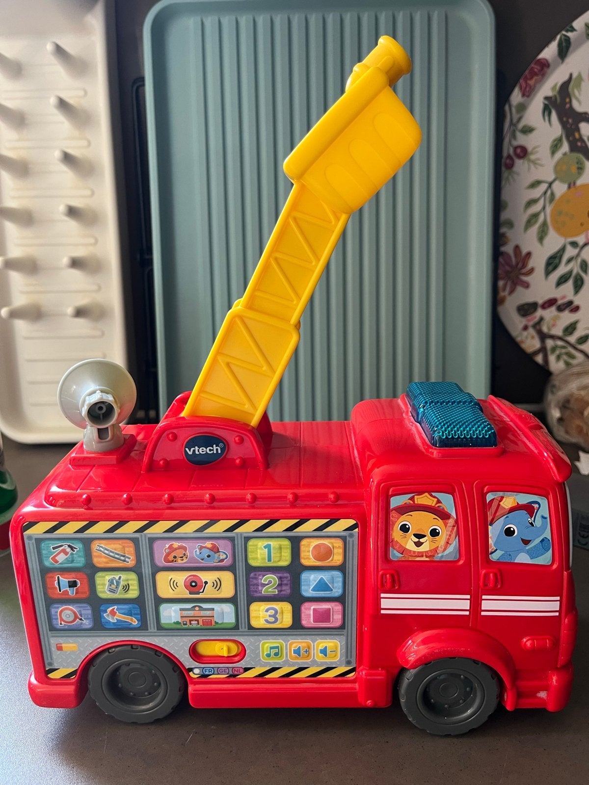Vtech Brandweerauto met Geluid en Licht, Ophalen, Zo goed als nieuw