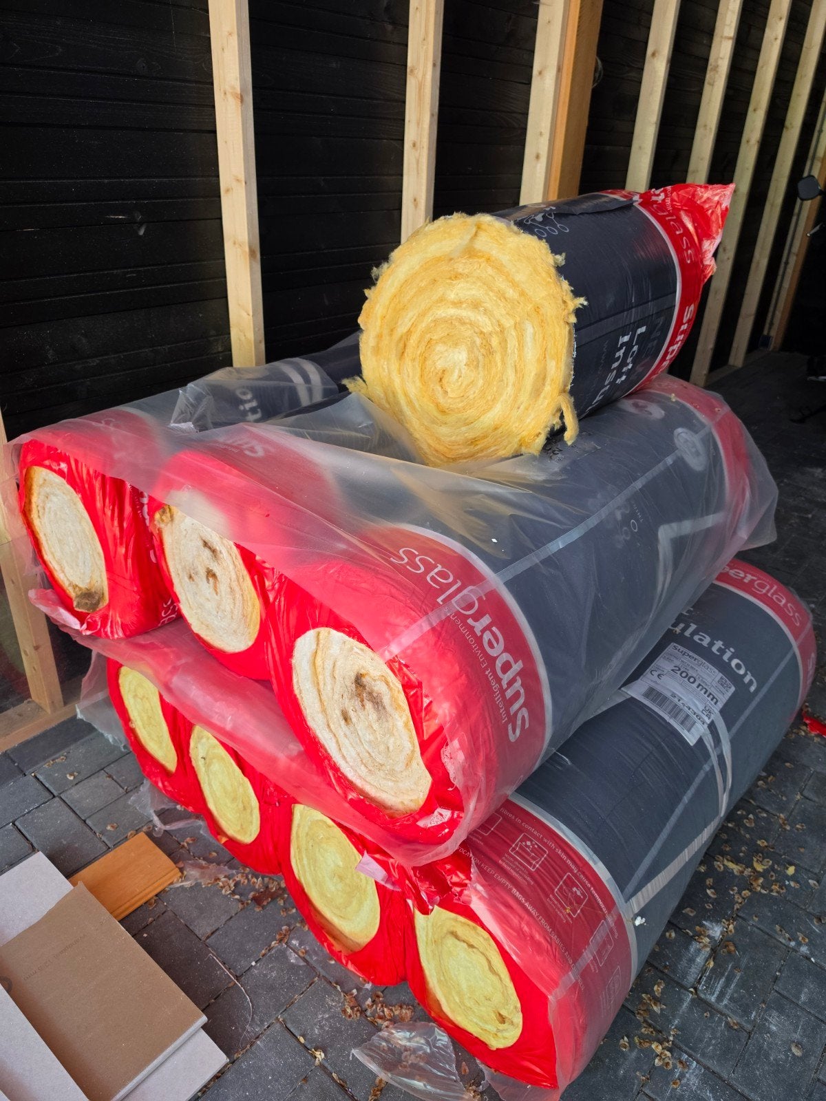 Superglass glaswol 40m2 Rd:4.5 (B keus), Ophalen, Dakisolatie, 12 cm of meer, Nieuw