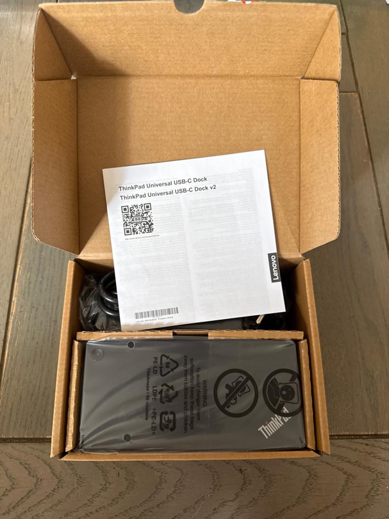 ThinkPad Universal USB-C Dock -  Nieuw, Ophalen of Verzenden, Nieuw, Docking station, Laptop