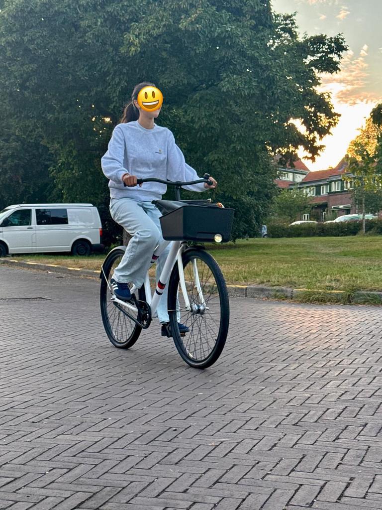 Vanmoof no6 28 inch Tommy Hilfiger editie, 56 cm of meer, Ophalen, Gebruikt, Overige merken