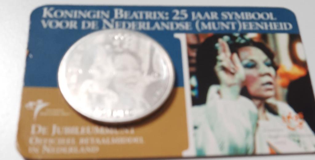Zilveren 10 Euro Munt Koningin Beatrix Jubileum, Postzegels en Munten, Munten | Nederland, Koningin Beatrix, Zilver, Losse munt