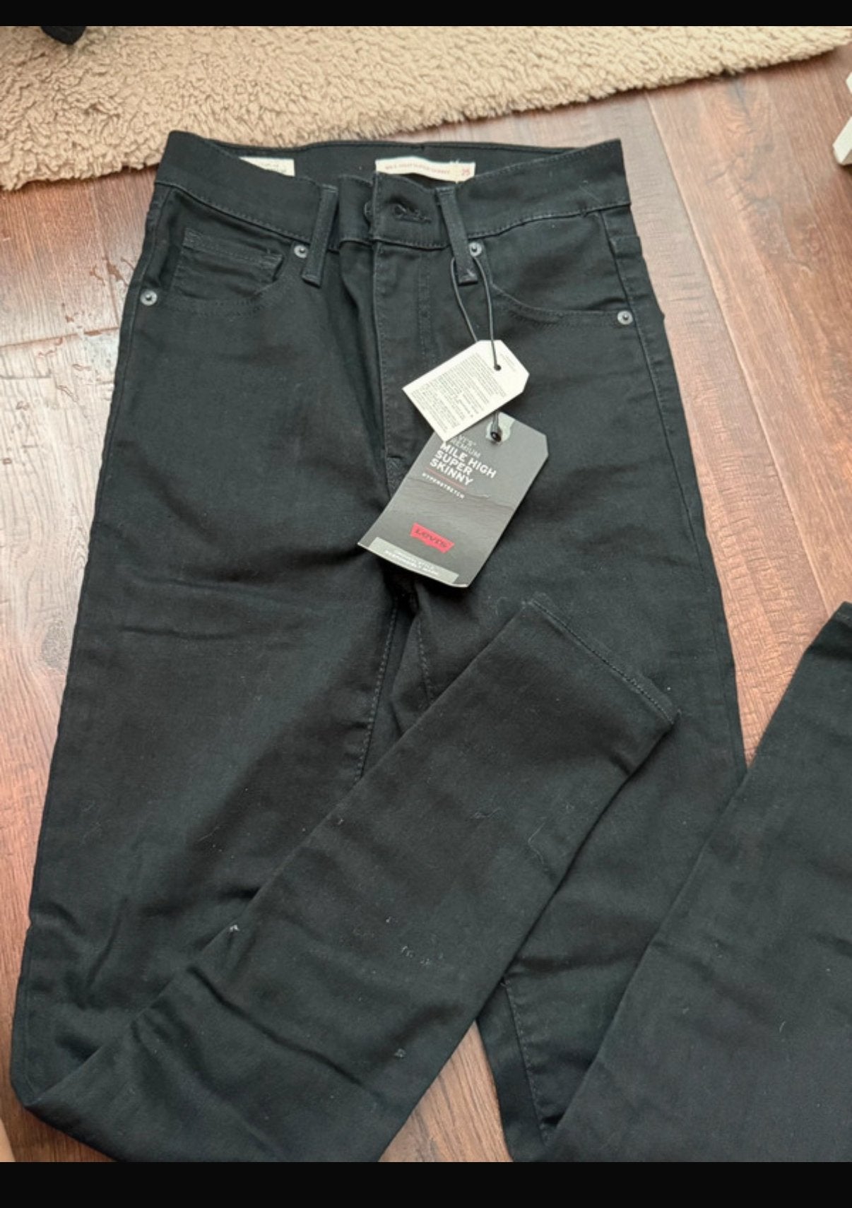 Levi’s spijkerbroek, Kleding | Dames, Verzenden, Nieuw, Zwart, Overige jeansmaten
