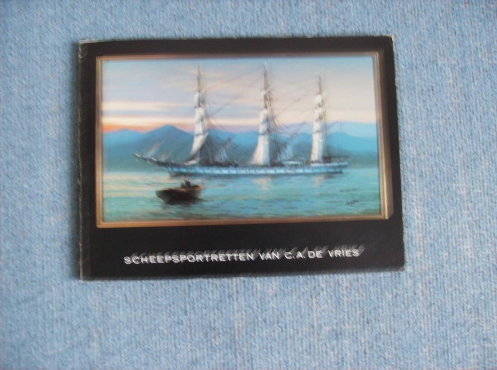 SCHEEPSPORTRETTEN, SCHILDERIJEN VORIGE EEUW, Ophalen of Verzenden, Zo goed als nieuw, Kaart, Foto of Prent