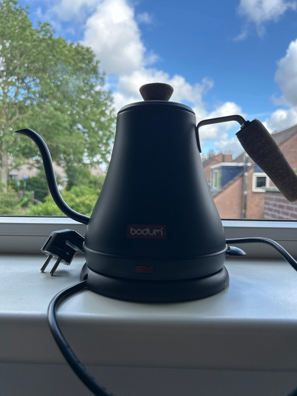 Bodum Gooseneck Waterkoker Zwart - Perfect voor Koffie/Thee, Minder dan 1 liter, Ophalen, Zo goed als nieuw