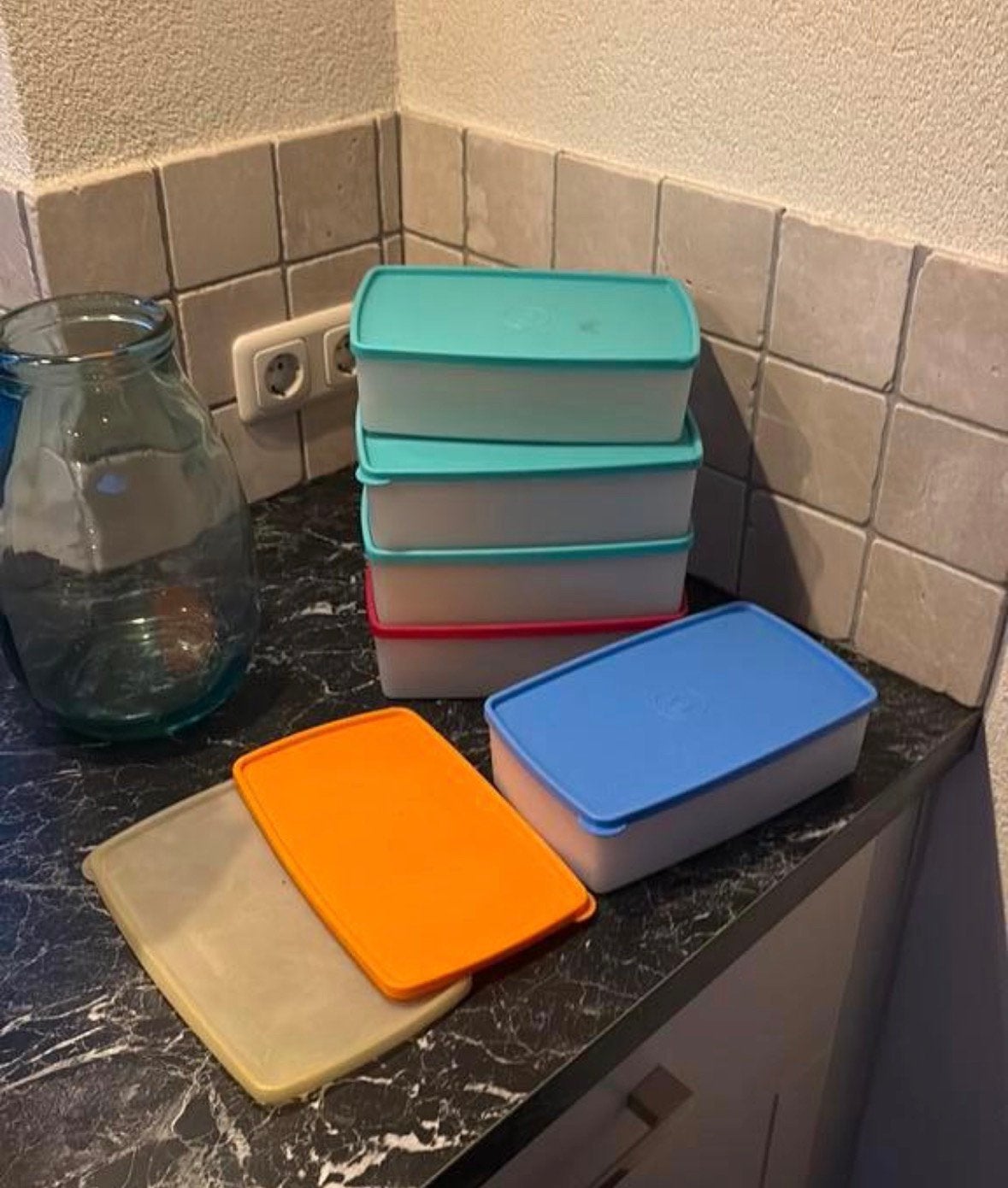 Tupperware broodtrommel (diepvriesdoos) 1.3l, Ophalen of Verzenden, Zo goed als nieuw, Overige typen