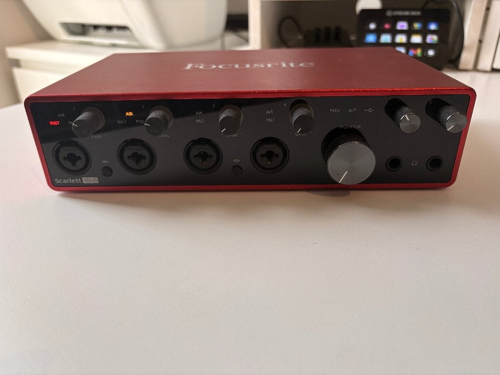 Focusrite Scarlett 18i8 3rd Gen – inclusief originele doos, Verzenden, Zo goed als nieuw, Extern, Focusrite