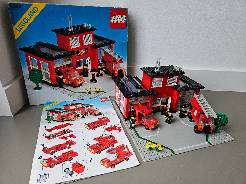Lego 6382 brandweerkazerne, Ophalen of Verzenden, Gebruikt, Lego