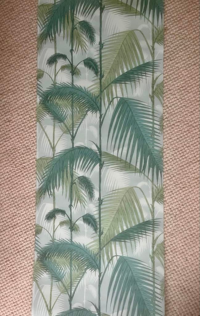 Cole and Son Palm Jungle Behang, Huis en Inrichting, Stoffering | Behang, Ophalen of Verzenden, Minder dan 10 m², Groen