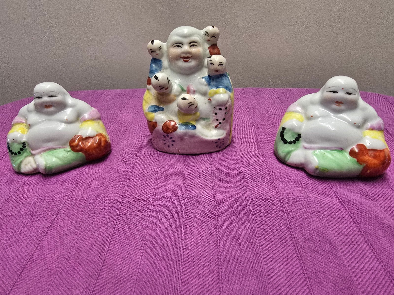 3 porseleinen buddha beelden, Ophalen of Verzenden