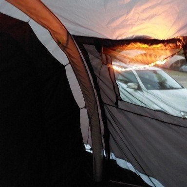 tent obelink easy air 4, Caravans en Kamperen, Ophalen, Zo goed als nieuw, Tot en met 4