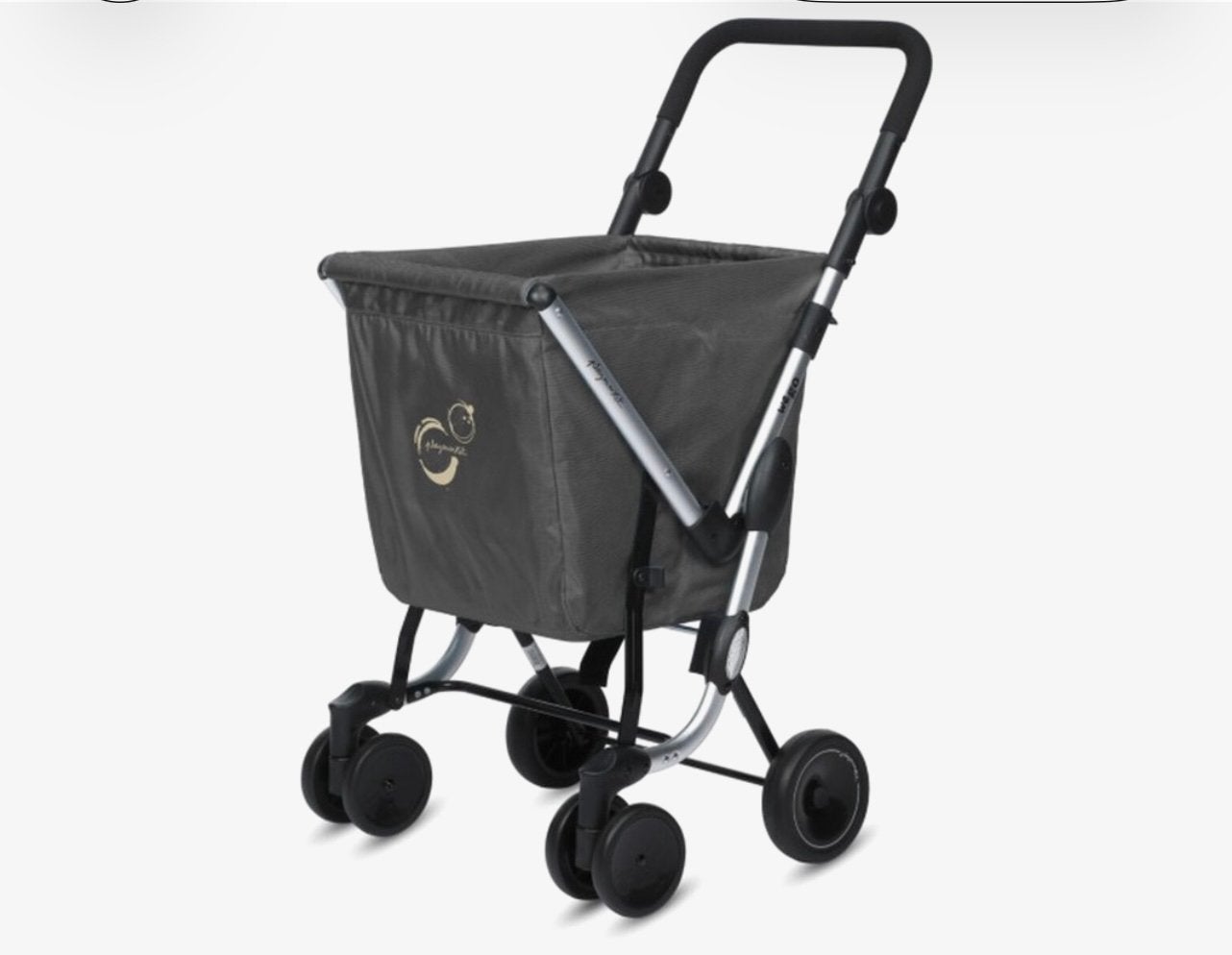 Playmarket we go Boodschappentrolly, 30 cm of meer, Grijs, Wieltjes, Ophalen