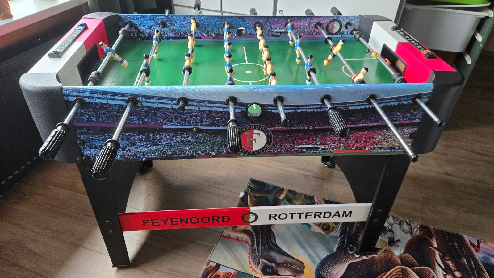 Tafelvoetbalspel Feyenoord - 118x61x80cm, Ophalen, Gebruikt