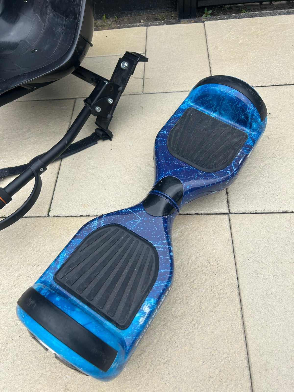 Hoverboard met stoel - Blauw, inclusief oplader, Ophalen, Gebruikt, Overige typen