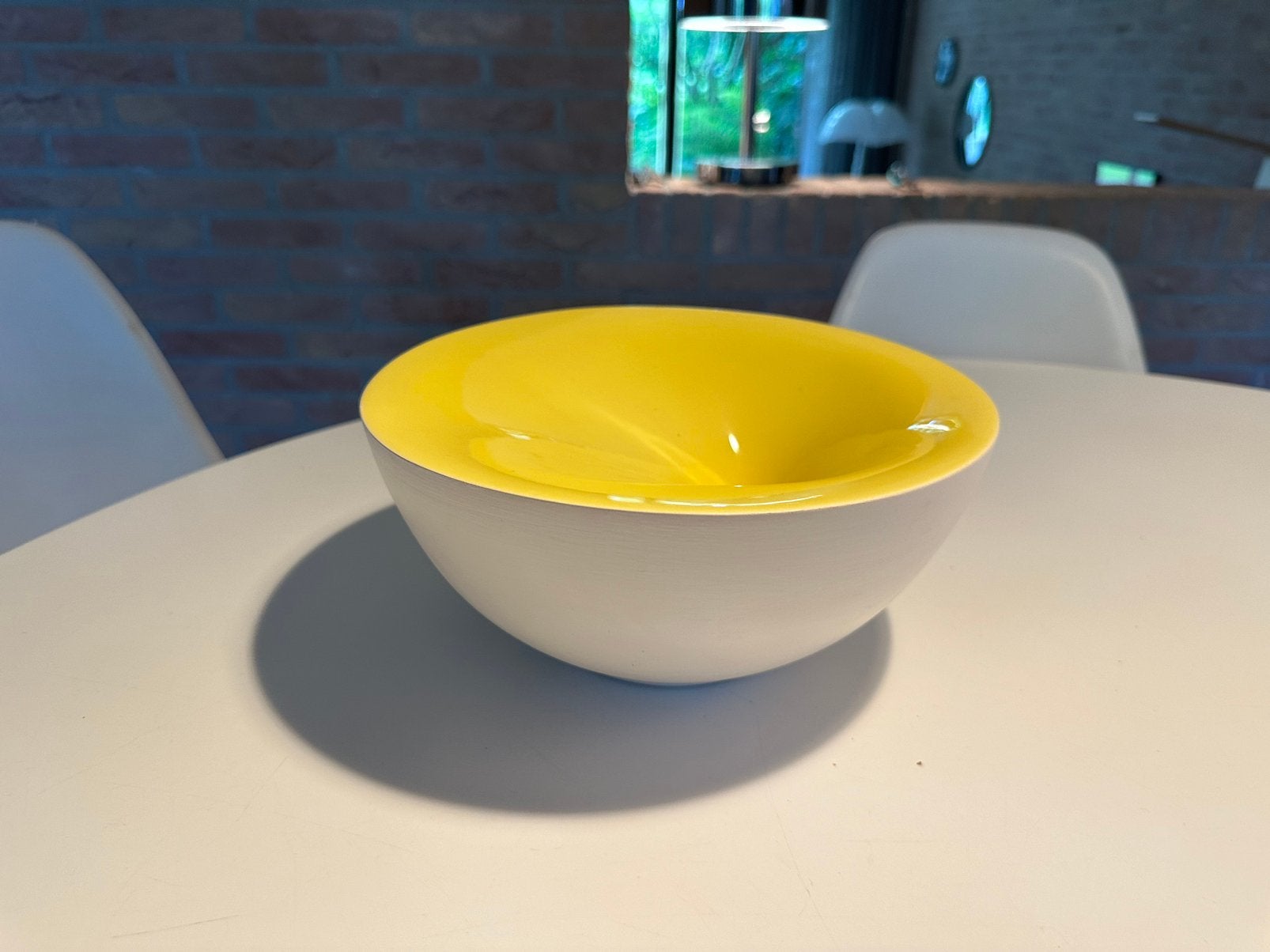 Puntkom geel van de kunstenaar Olav Slingeland, Antiek en Kunst, Ophalen of Verzenden