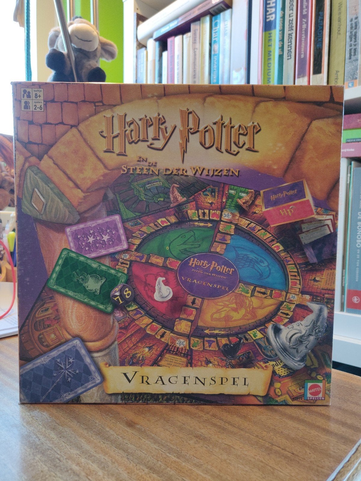 Harry Potter en de steen der wijzen vragenspel, Hobby en Vrije tijd, Ophalen of Verzenden, Zo goed als nieuw