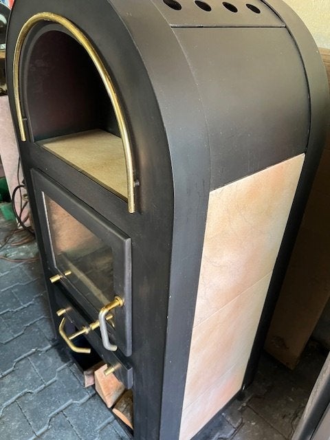 Prachtige Haas & Sohn  Houtkachel 8 kw.  "Nieuwstaat", Ophalen, Houtkachel, Zo goed als nieuw, Vrijstaand