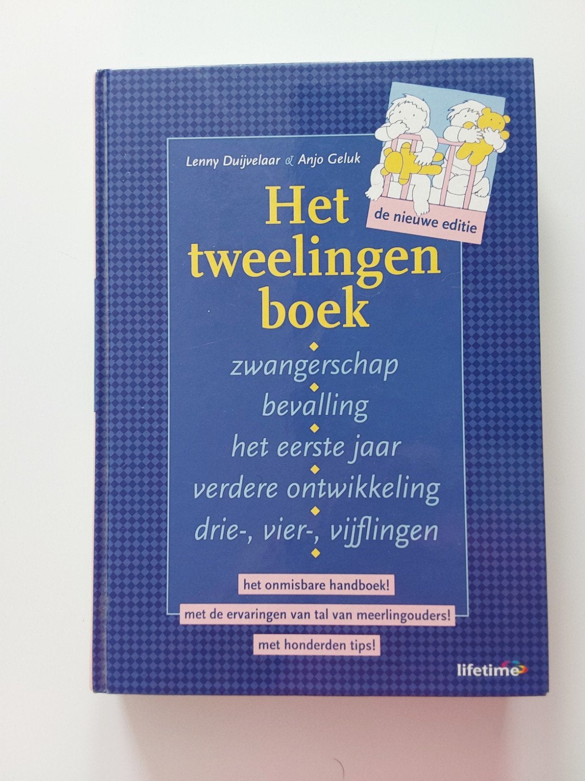 Het Tweelingenboek 🧒👧/ door Lenny Duijvelaar & Anjo Geluk, Lenny Duijvelaar & Anjo Geluk, Ophalen of Verzenden, Zo goed als nieuw