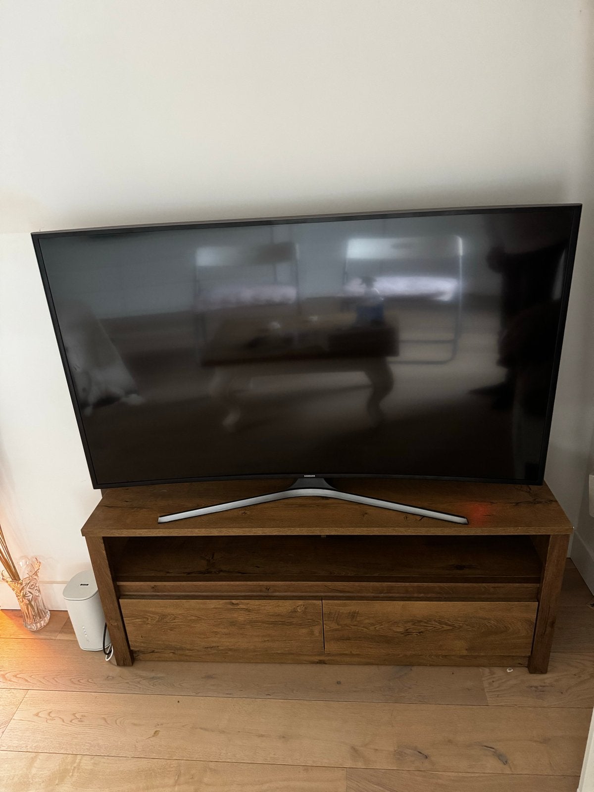 Samsung 55 inch Curved 4K Smart TV UE55JU6670, Ophalen, LED, 50 Hz, Zo goed als nieuw