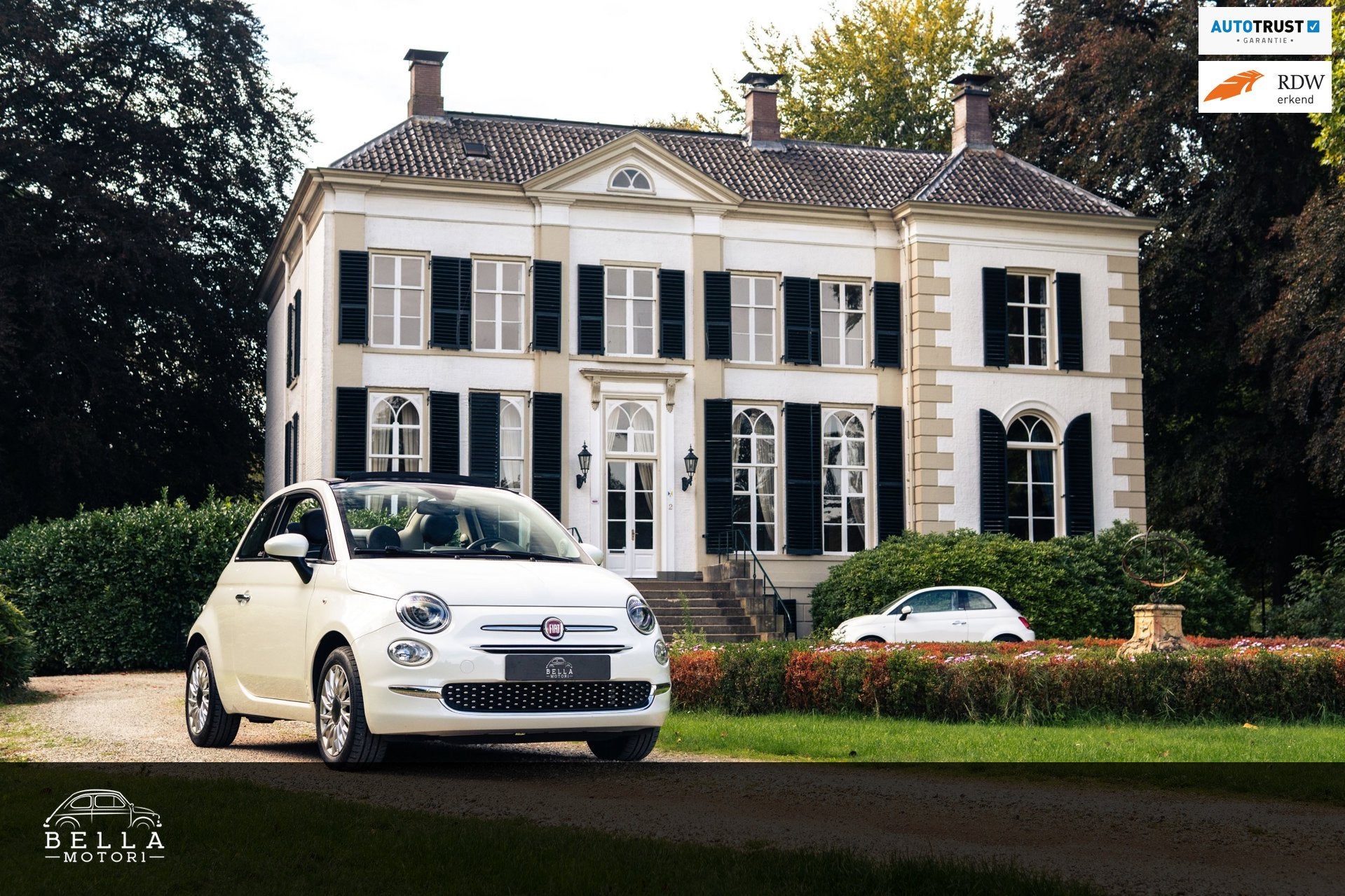 Fiat 500 C 1.2 Lounge | RIJKLAARPRIJS | Zeer Lage Kilometers, Voorwielaandrijving, Gebruikt, 4 cilinders, Cabriolet