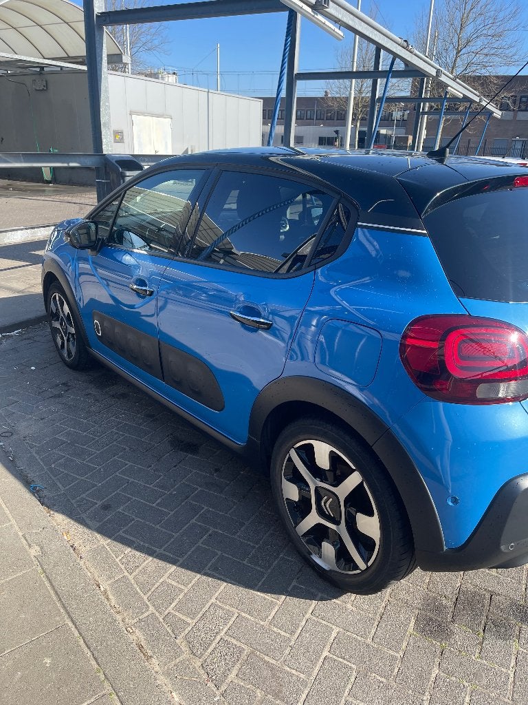 Citroën C3 1.2 Puretech 110pk S&S Eat6 2017 Blauw, Auto's, 450 kg, 1199 cc, Blauw, 450 kg